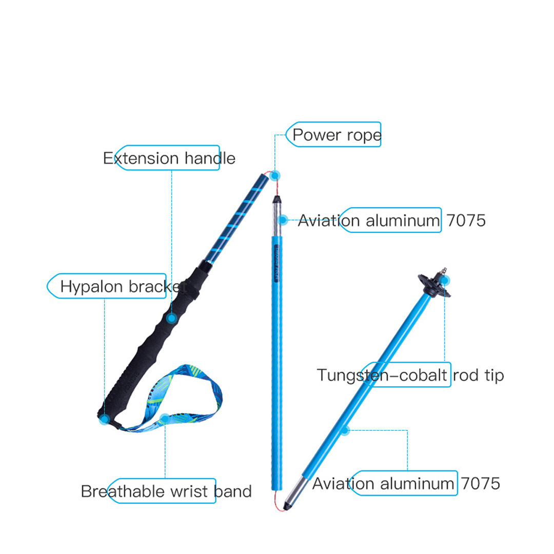 AONIJIE Foldable Trekking Pole E4202 - Trail Running Hiking