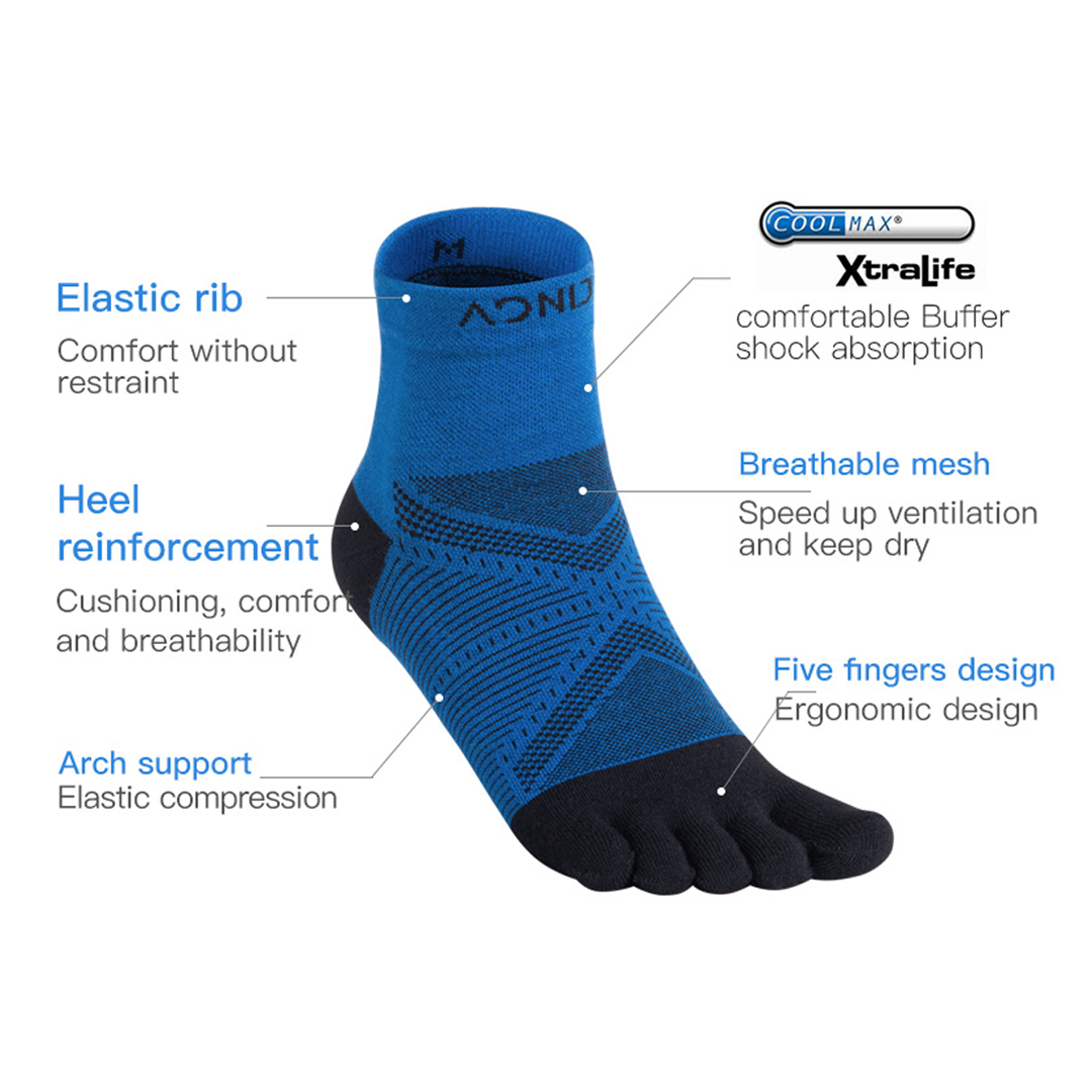 AONIJIE E4825 Running Toe Socks - Sport Running Socks