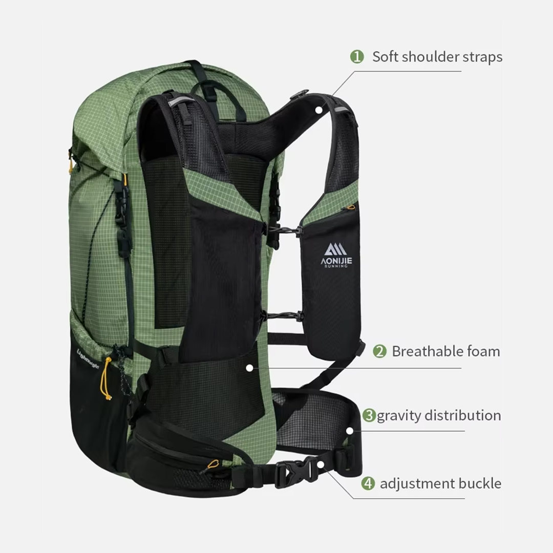 AONIJIE FH2542 Outdoor Hiking Backpack 42L - Tas Punggung Outdoor Hiking