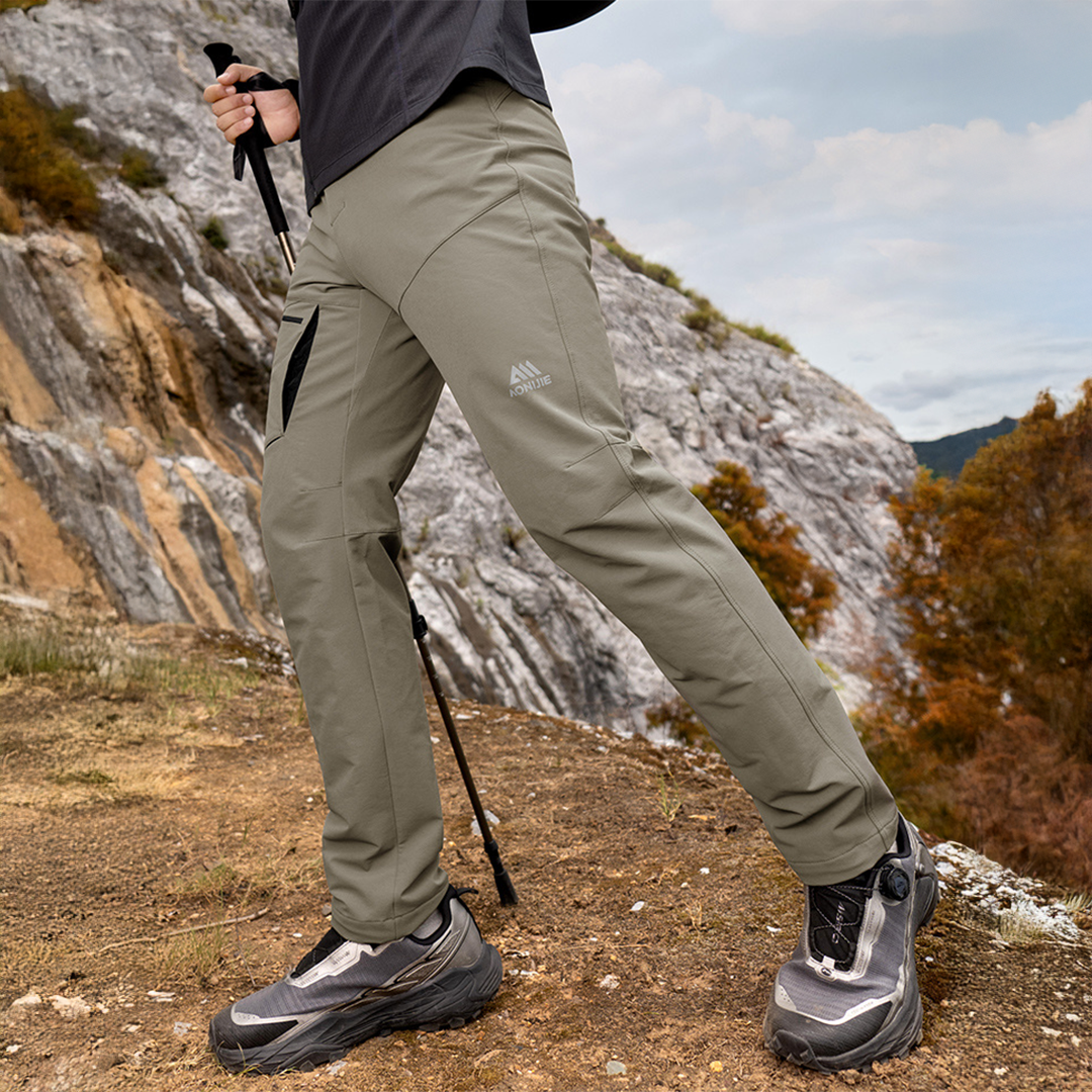 Aonijie FM5237 Softshell Pants Waterproof Hiking Pants Fleece Lined - Celana Olahraga Outdoor