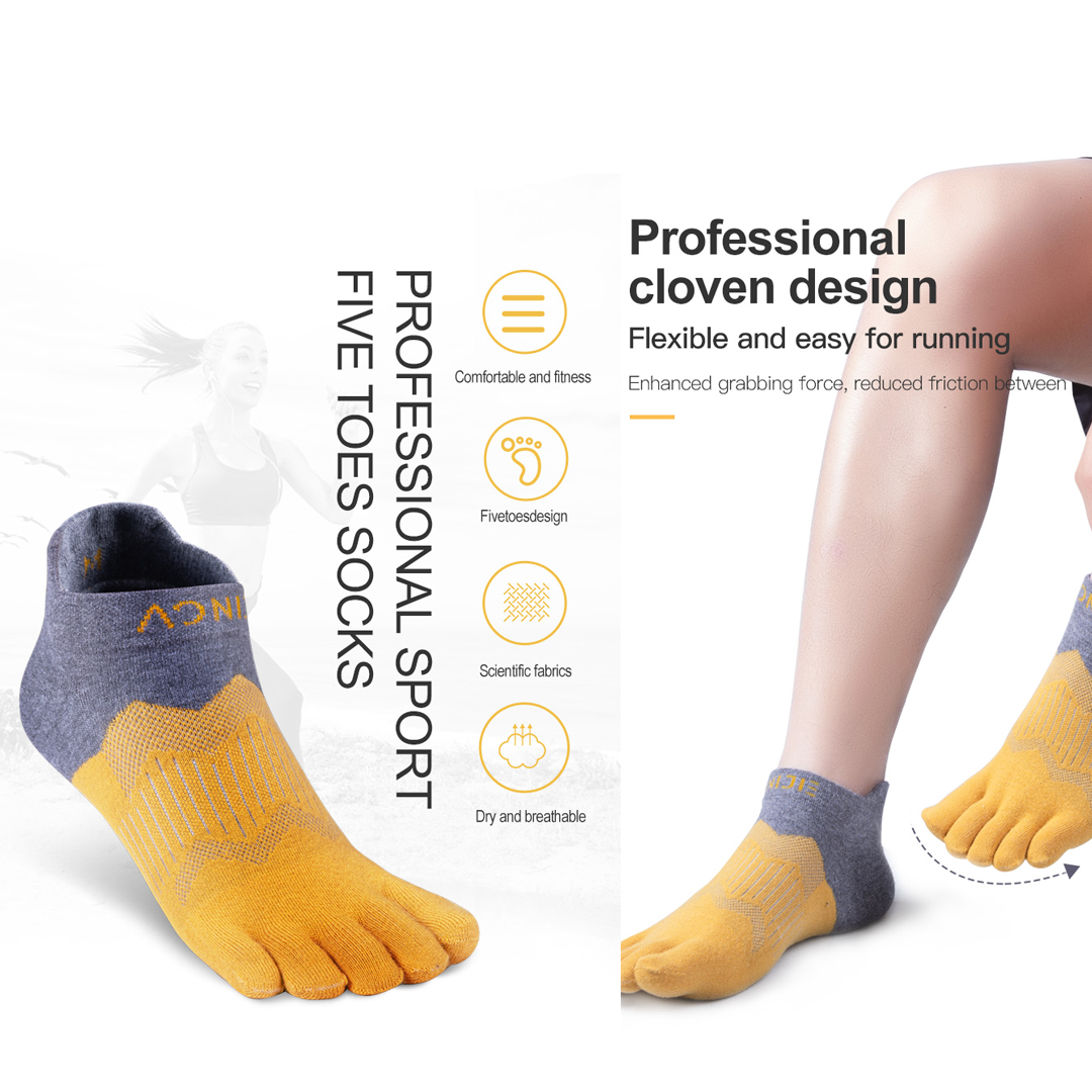 AONIJIE E4810S Running Toe Socks - Kaos Kaki Jari Lari Sepeda