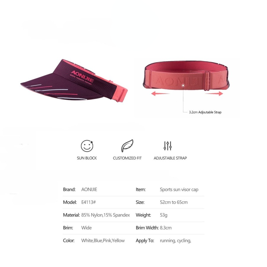 AONIJIE E4113 Visor Hat Quick Dry - Topi Lari Sepeda Golf