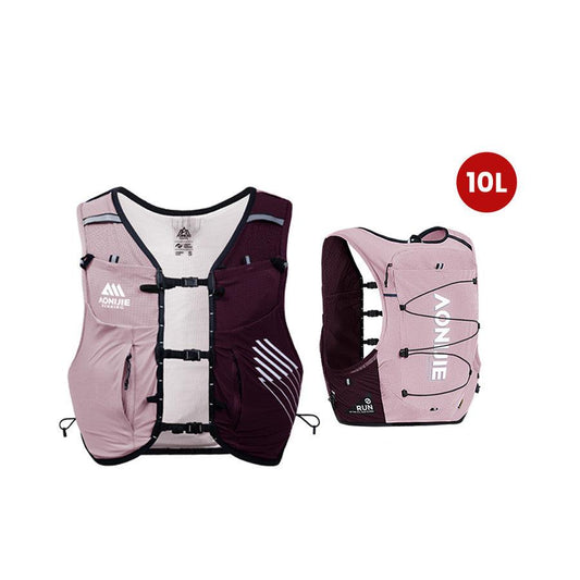 Aonijie C9116 Hydration Backpack Vest - 10 Liter Trail Running Sports - Pink Redwine