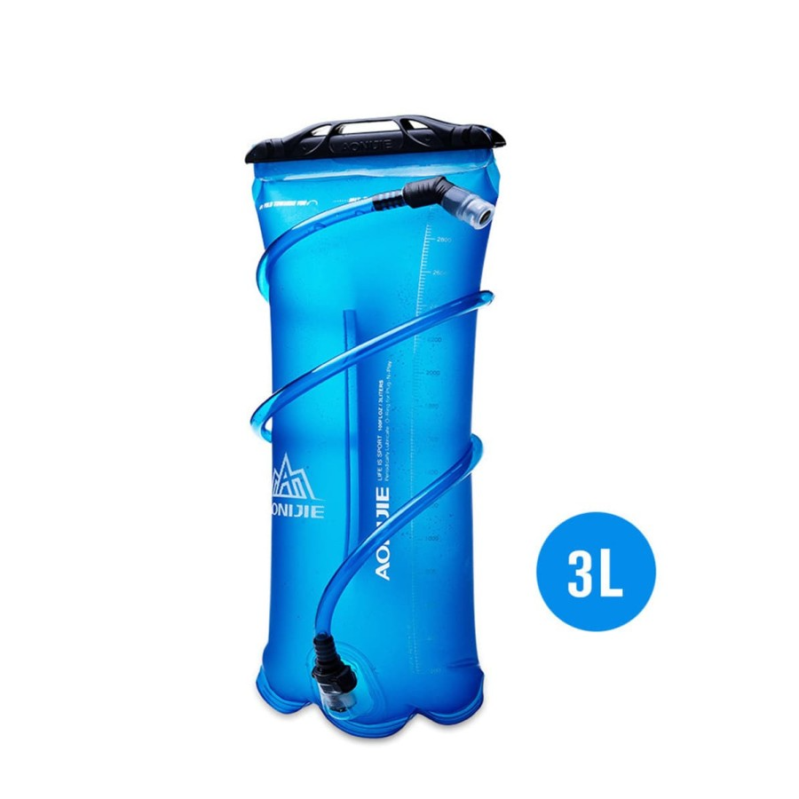 AONIJIE Water Bladder Bag SD16 - 1.5L 2L 3L - Running Hiking Sports Water Bag BPA Free Soft Reusable Hydration Water Bladder Foldable Water Bottle