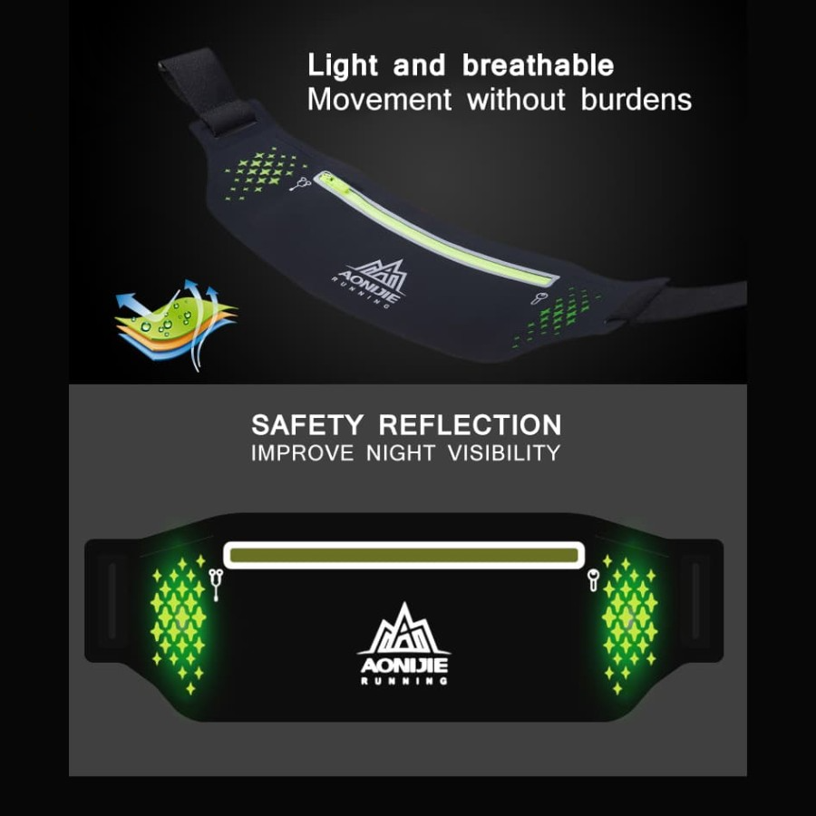 AONIJIE Waist Bag W923 - Tas Pinggang - Lari | Sepeda | Gym | Outdoor