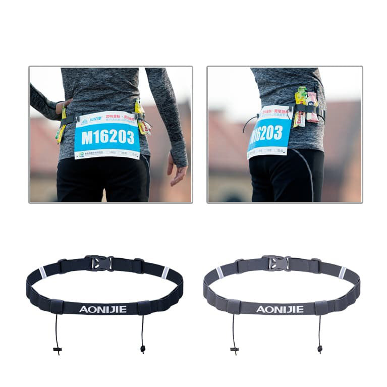 AONIJIE E4076 - BIB Race Number Belt