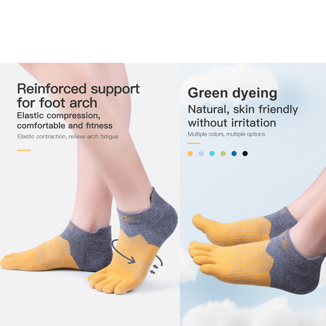 AONIJIE E4810S Running Toe Socks - Kaos Kaki Jari Lari Sepeda