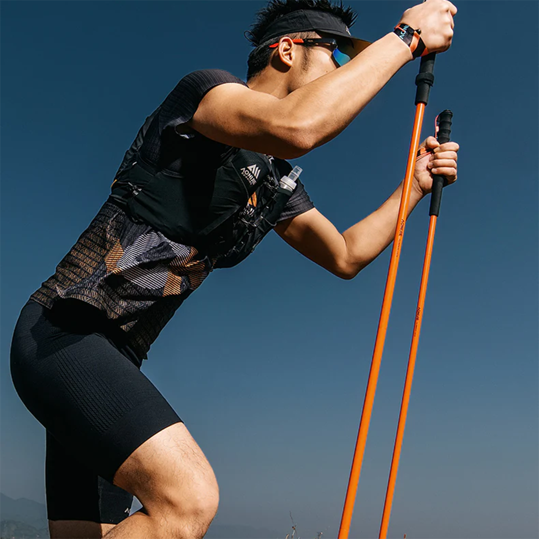 Aonijie Foldable Alumunium Trekking Pole E4216 - Trail Running Hiking