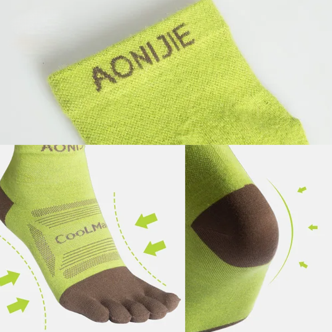 AONIJIE E4838 Running Toe Socks 3 PAIR - Sports Running Socks