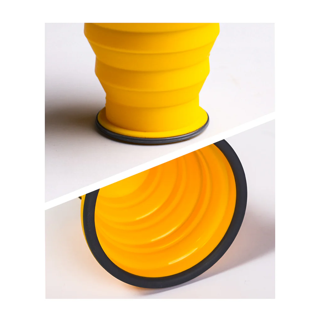 AONIJIE SD74 Outdoor Collapsible Silicone Cup 300ml - Gelas Lari Marathon - Yellow