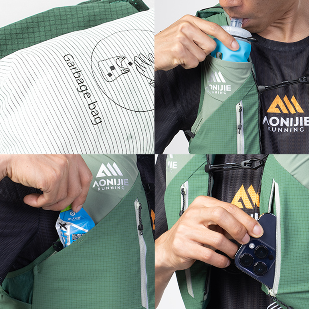 Aonijie Hydration Backpack MB-12 - 12L Trail Marathon Running