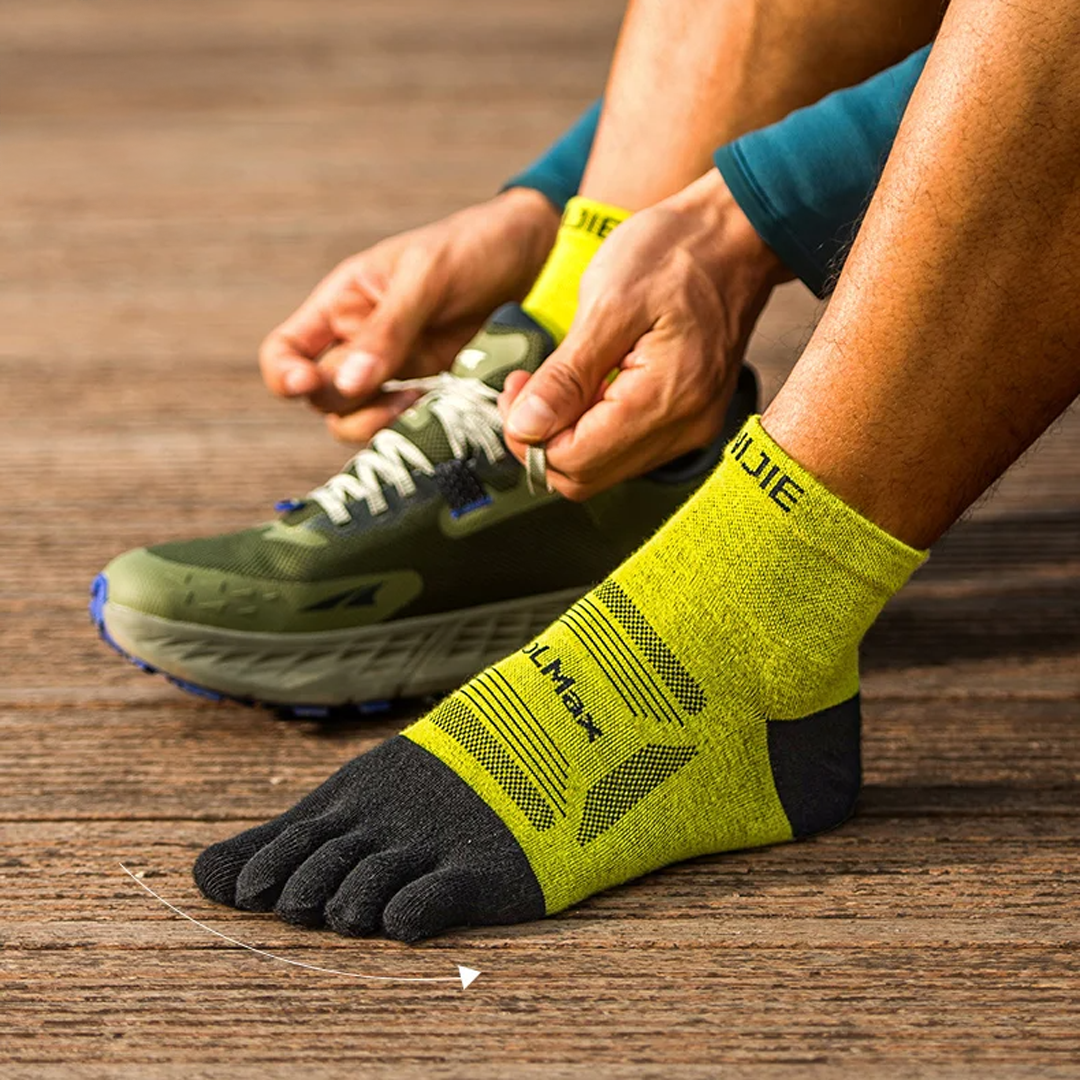 Aonijie E4840 Running Toe Socks 3 PAIR - Kaos Jari kaki lari Sepeda