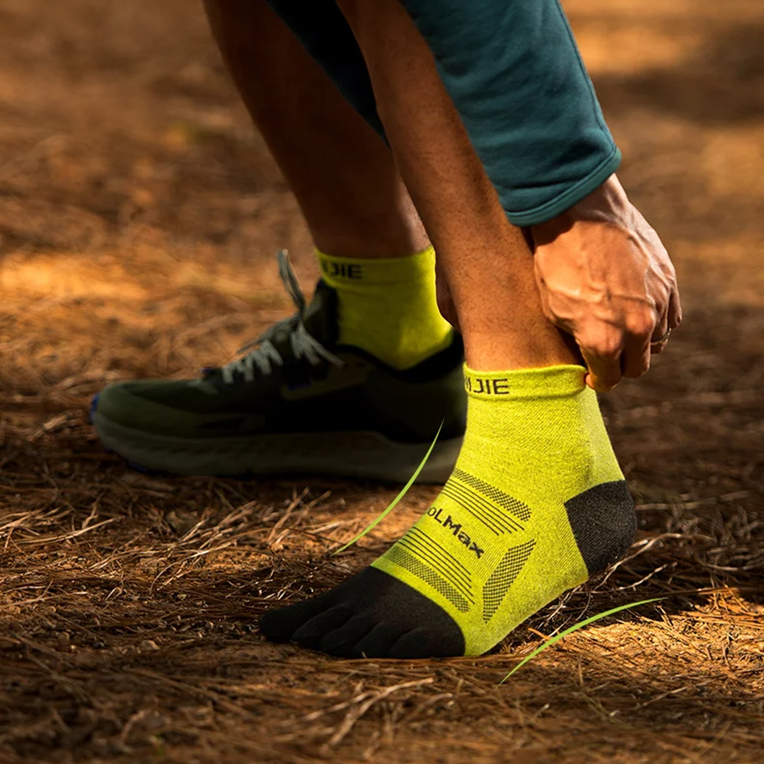 Aonijie E4840 Running Toe Socks 3 PAIR - Kaos Jari kaki lari Sepeda