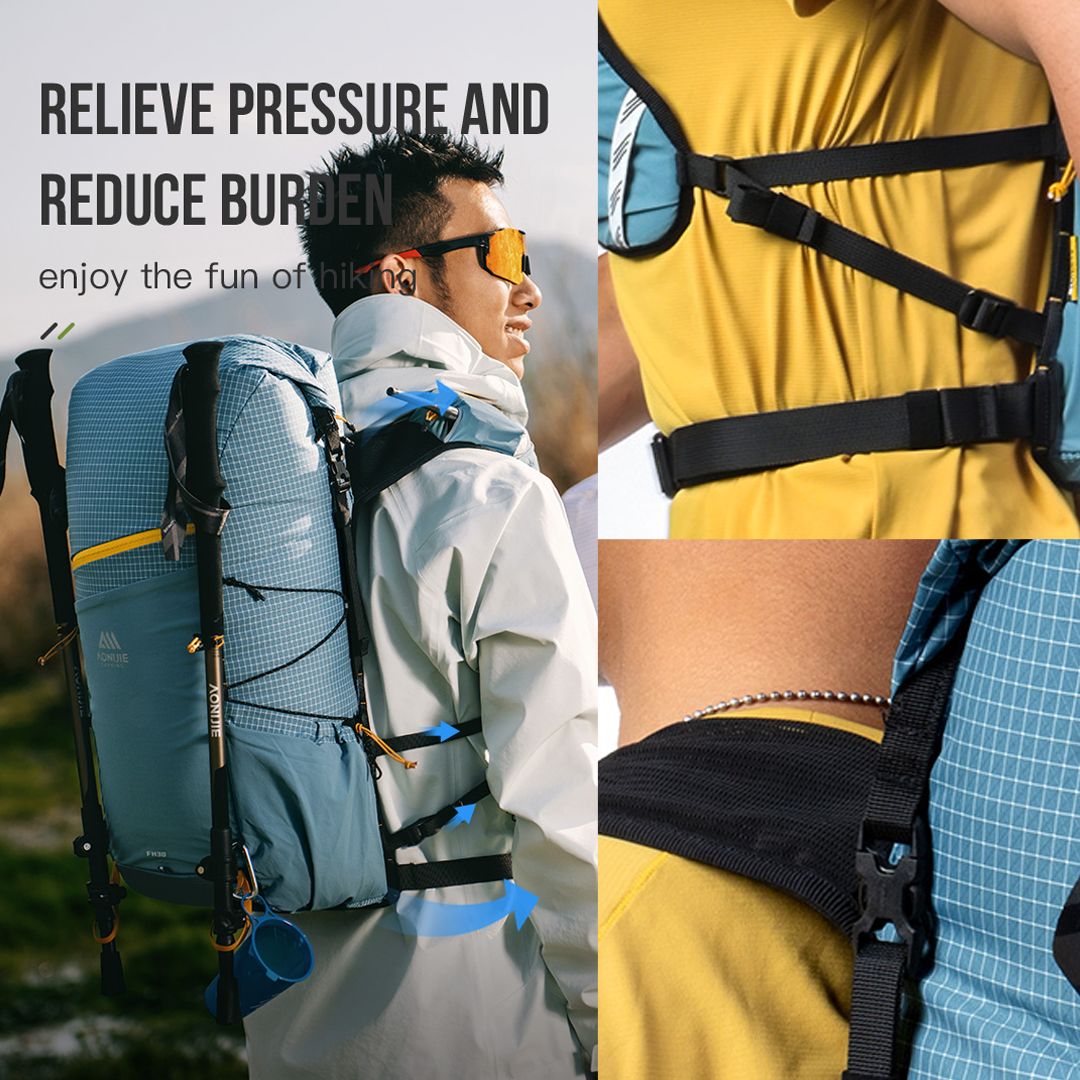 AONIJIE FH2530 Outdoor Hiking Backpack 30L - Tas Punggung Outdoor Hiking