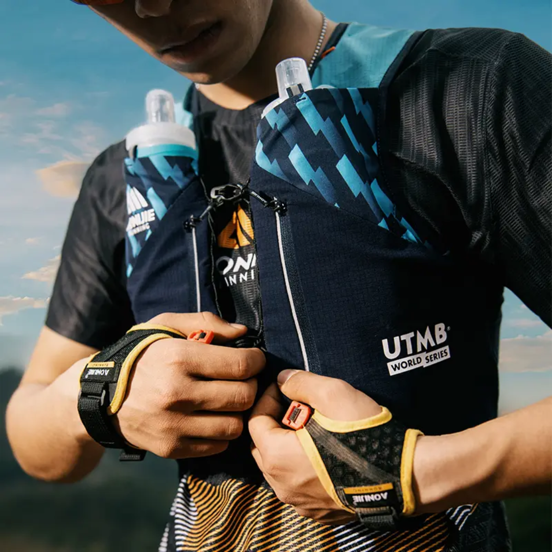 Aonijie UTMB Hydration Backpack Vest 12L - Trail Running Sports - BLUE