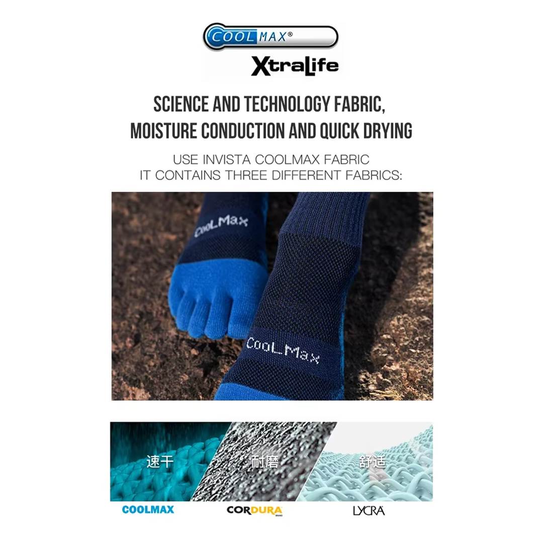 Aonijie E4846 Running Toe Socks - Kaos kaki Jari Lari Sepeda Olahraga
