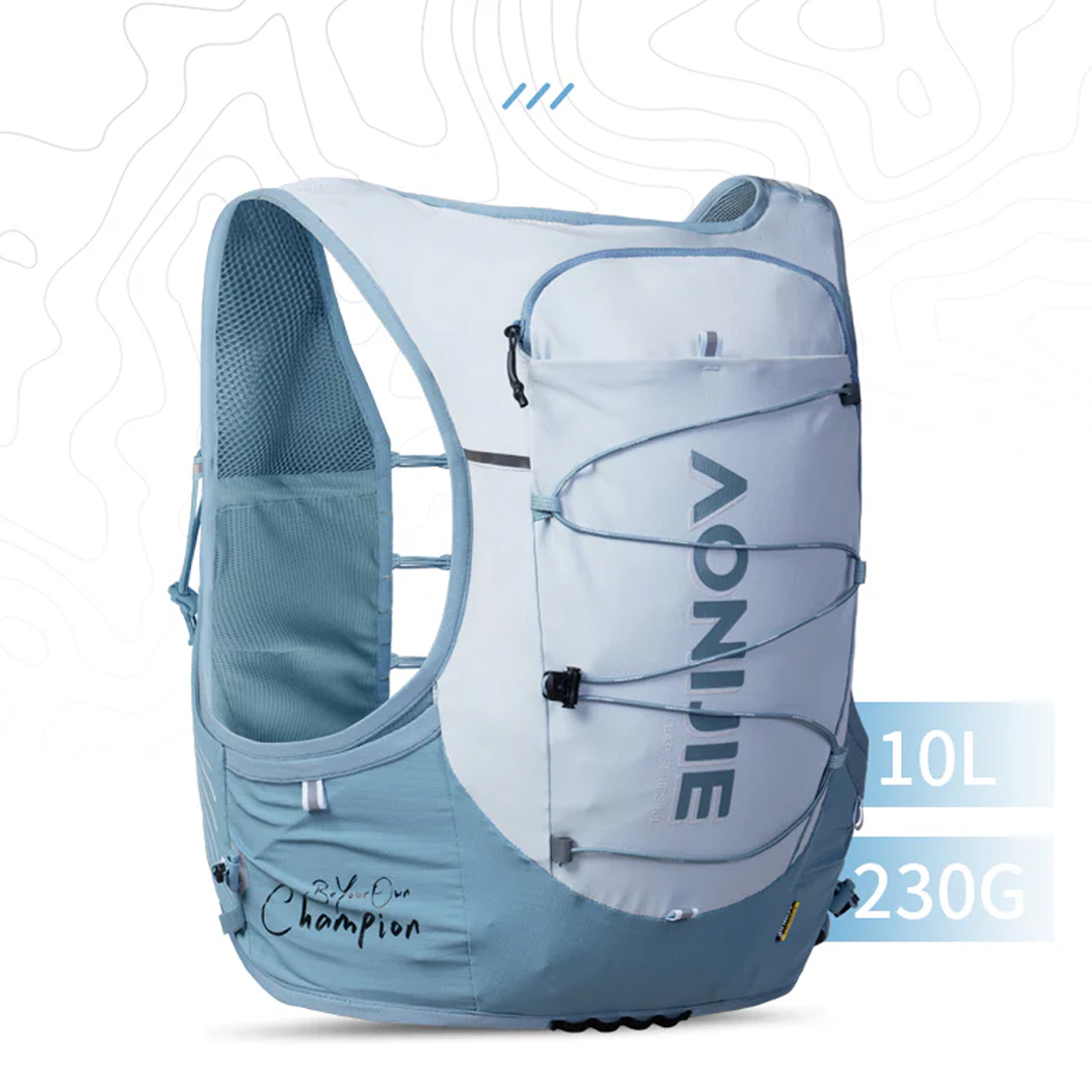 Aonijie C9116 Light Blue Hydration Backpack Vest - 10 Liter Trail Running Sports