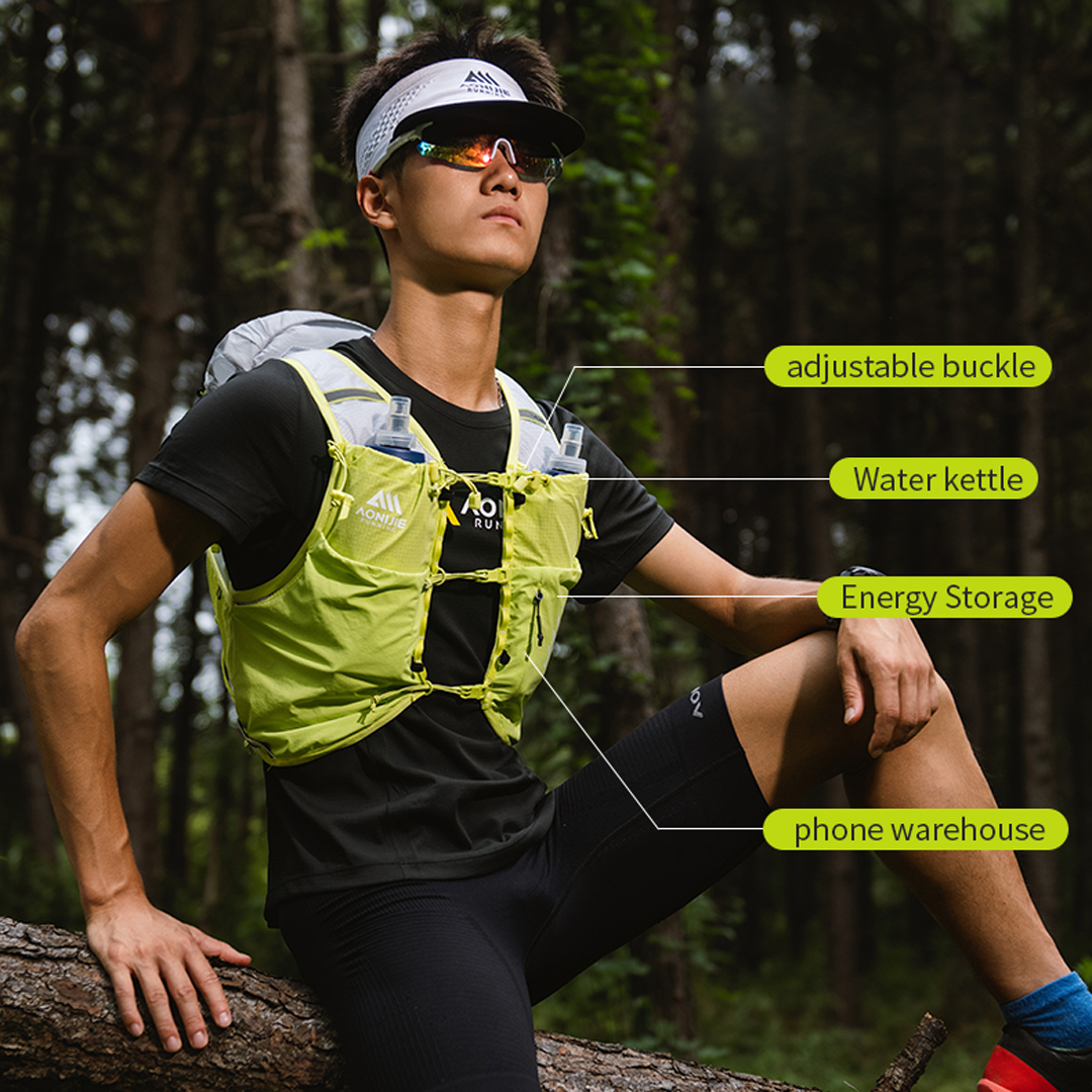Aonijie C9116 Hydration Backpack Vest - 15L Trail Running Sports - Navy
