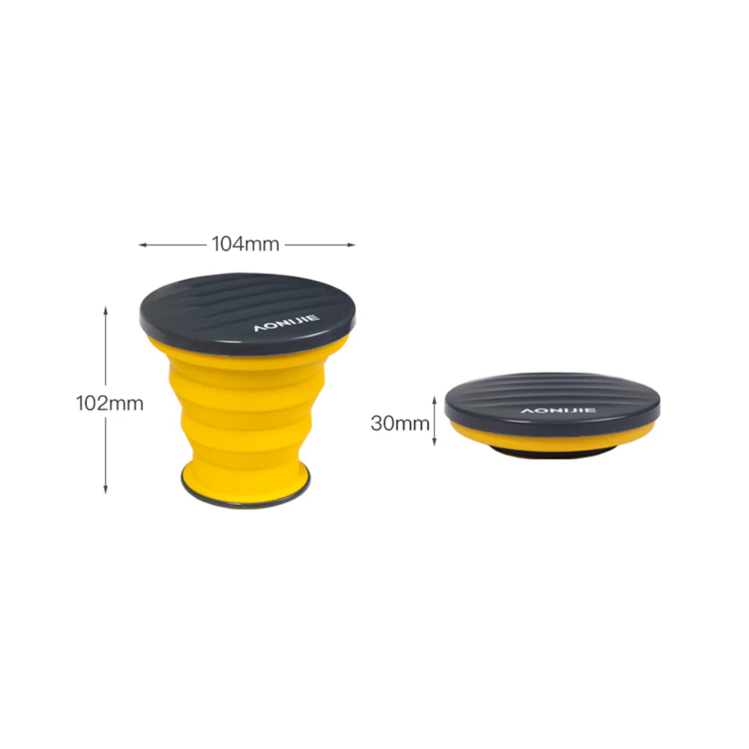 AONIJIE SD74 Outdoor Collapsible Silicone Cup 300ml - Gelas Lari Marathon - Yellow