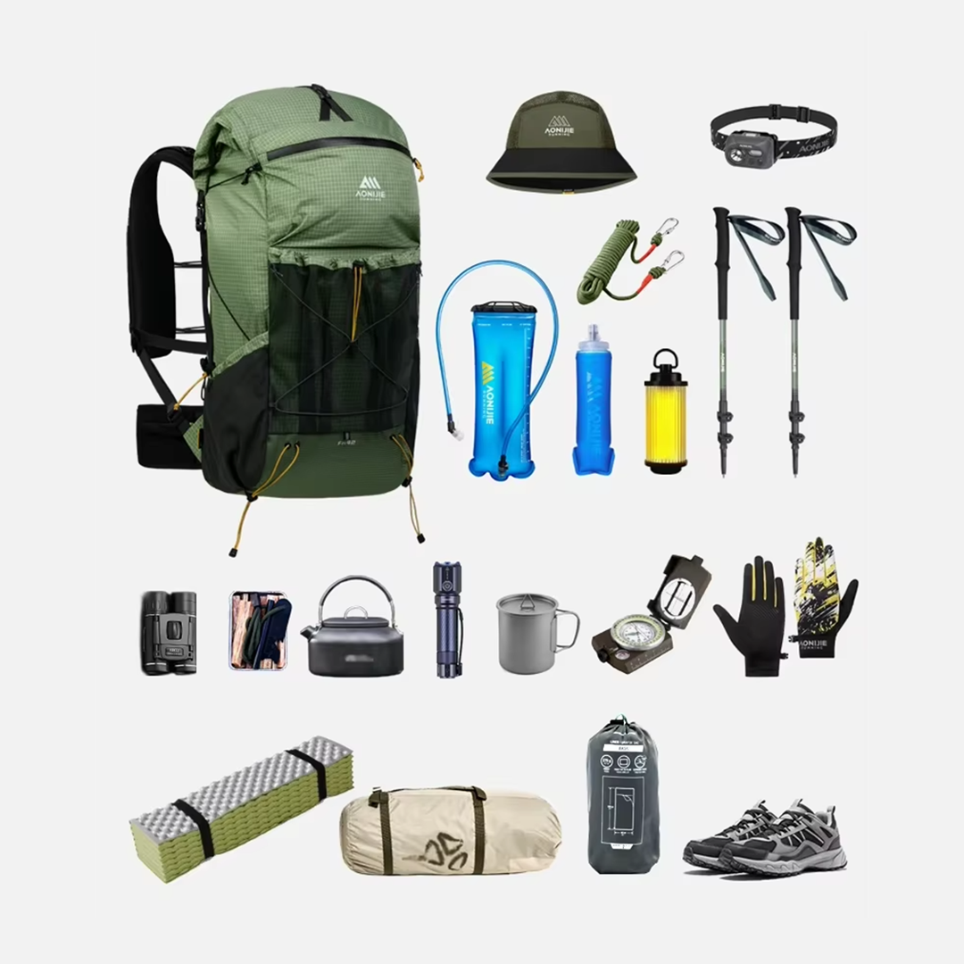 AONIJIE FH2542 Outdoor Hiking Backpack 42L - Tas Punggung Outdoor Hiking