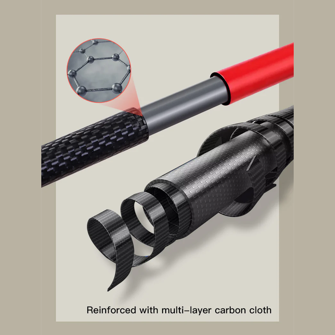 Aonijie Foldable Carbon Fiber Trekking Pole E4218 - Stick Trail Hiking
