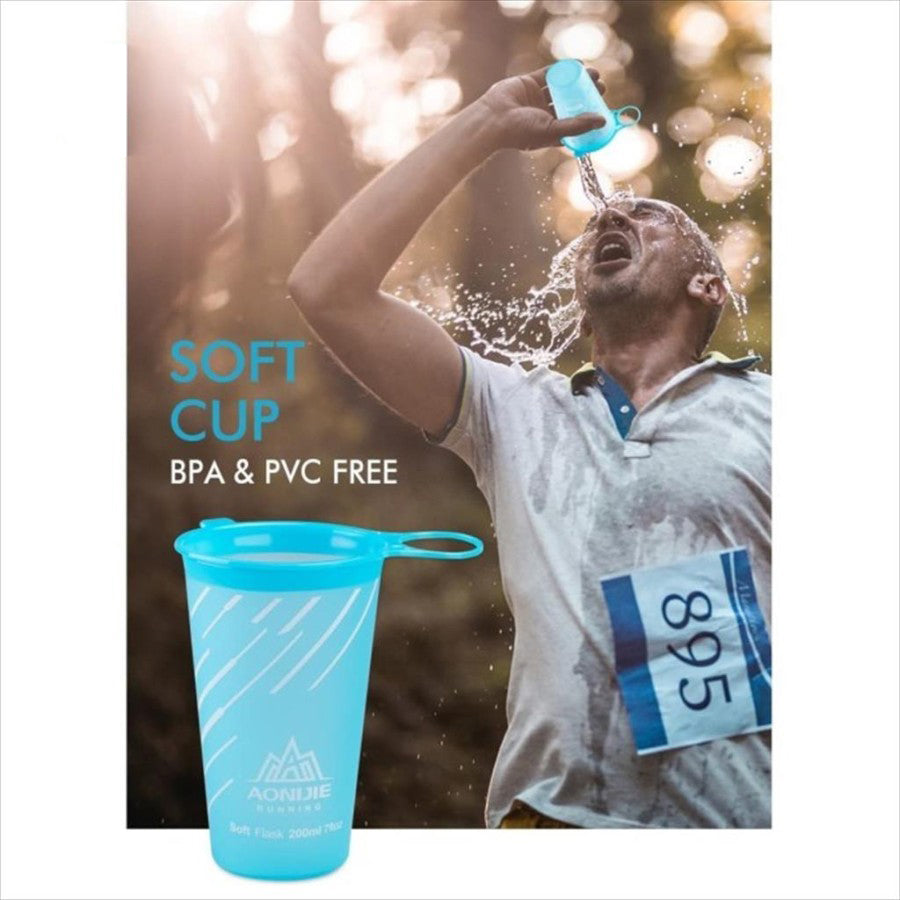 AONIJIE SD22 Folding Soft Water Cup 200ml - Gelas Lari Marathon