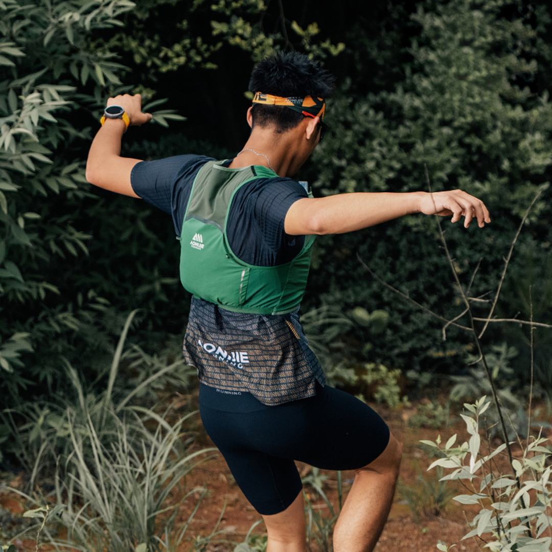 Aonijie UTMB Hydration Backpack Vest - Trail Running Sports - BLACK