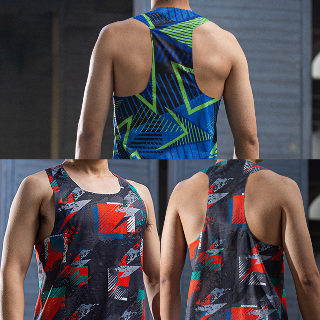 AONIJIE FM5155 Running Sleeveless Tank Top - Baju Lari Pria
