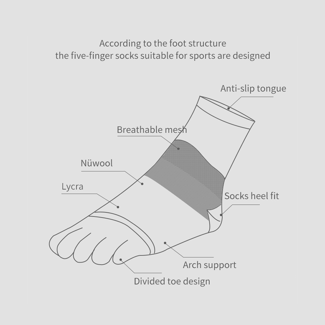 AONIJIE E4823 Sports Socks Waterproof - Kaos Kaki Olahraga