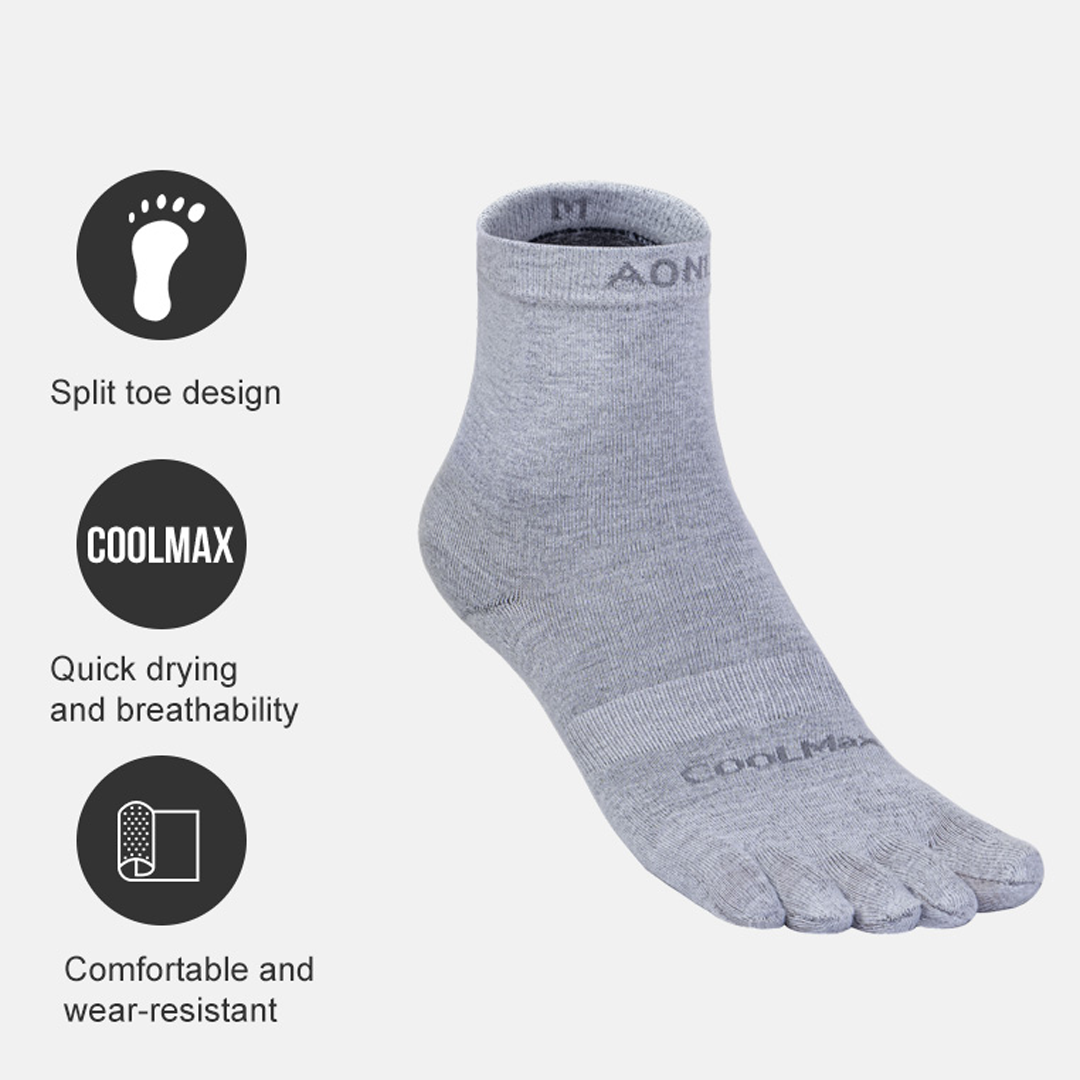 Aonijie E4845 Running Toe Socks - Kaos kaki Jari Lari Sepeda Olahraga