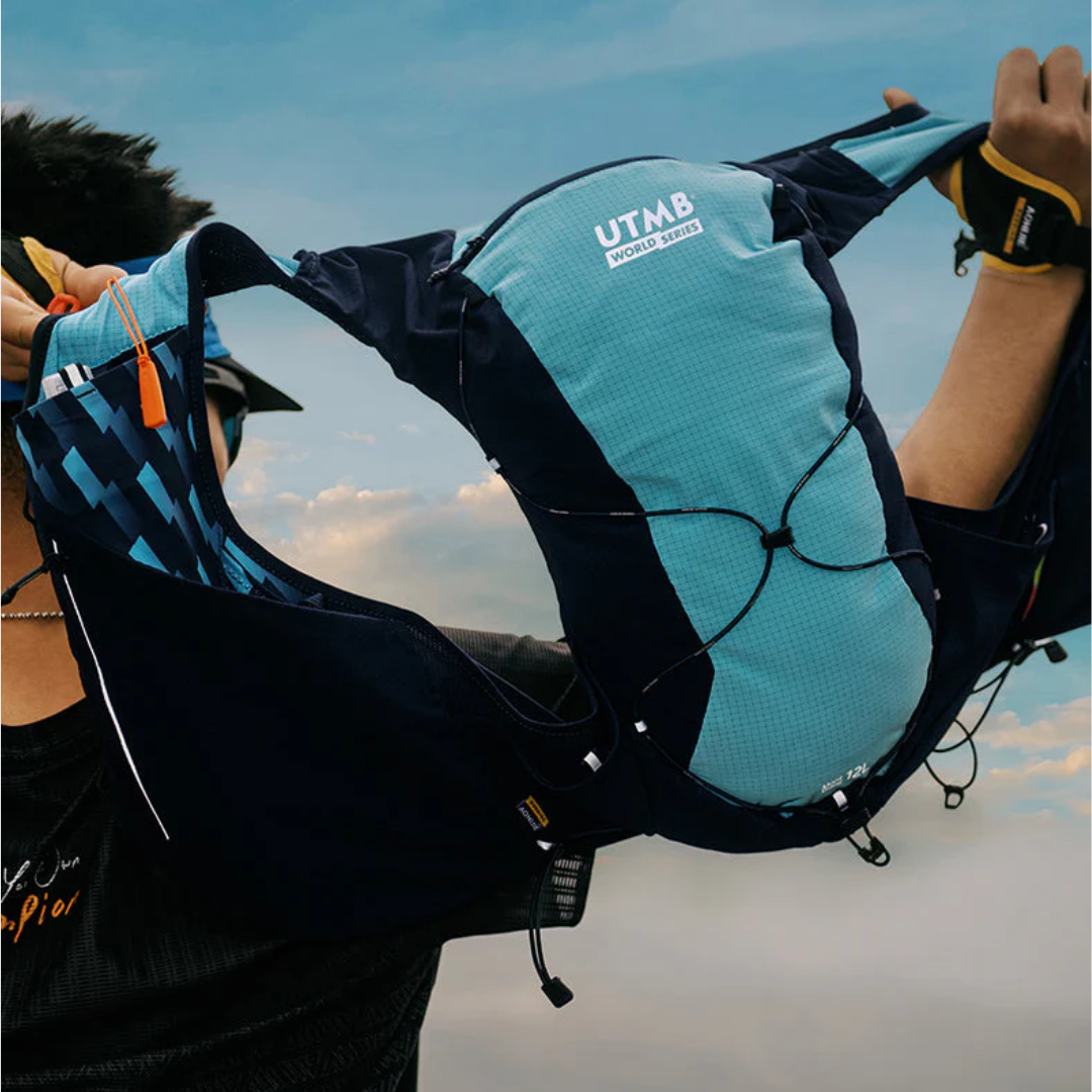 Aonijie UTMB Hydration Backpack Vest 12L - Trail Running Sports - BLUE