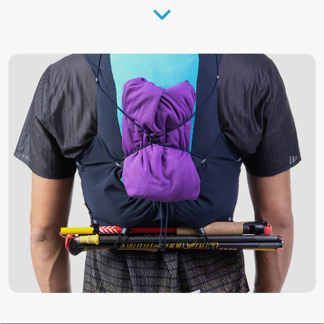 Aonijie UTMB Hydration Backpack Vest 12L - Trail Running Sports - BLUE