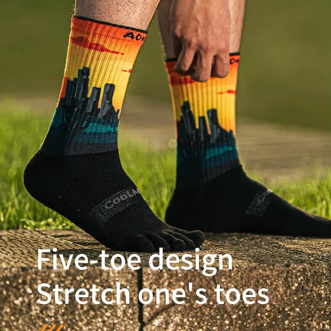 Aonijie E4843 Running Toe Socks - Kaos kaki Jari Lari Sepeda Olahraga