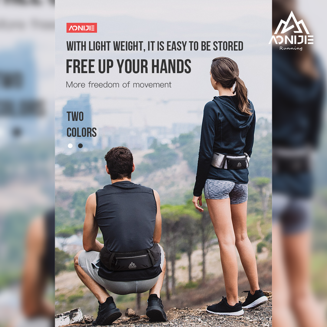 AONIJIE Waist Bag W8113 - Tas Pinggang Lari Sepeda