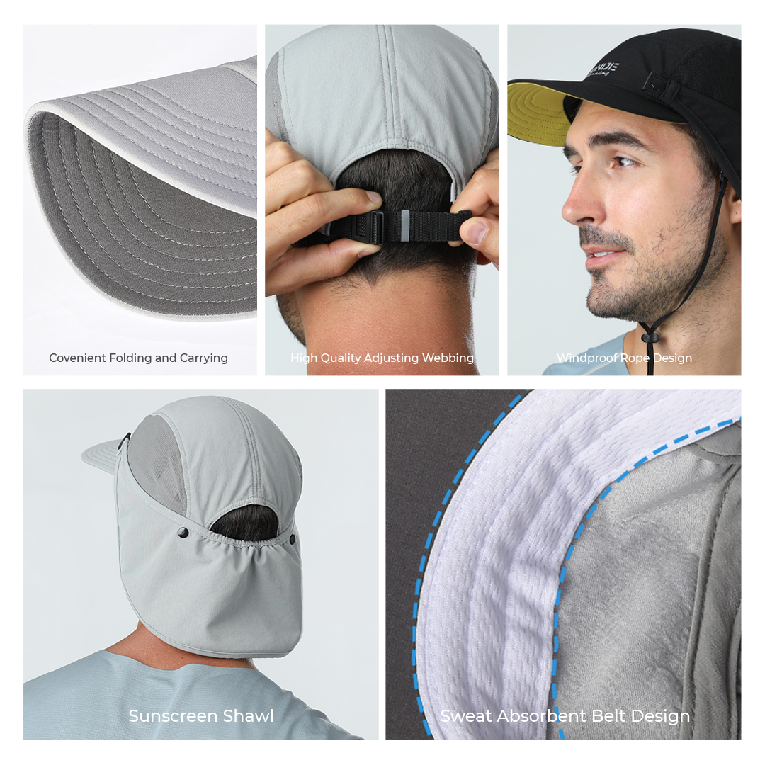 AONIJIE E4610 Outdoor UV Proof SunHat - Topi Fotografi Pancing Outdoor