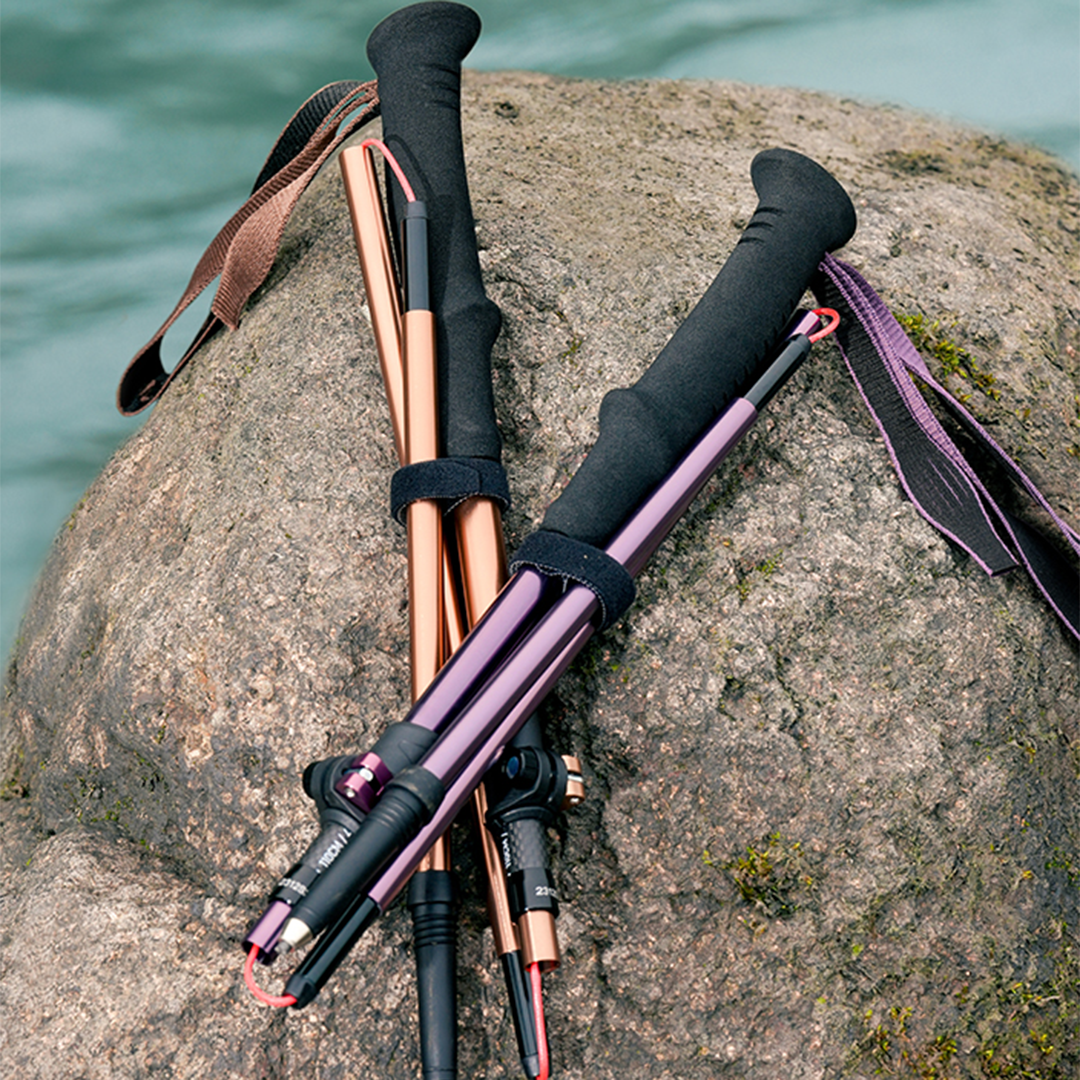 Aonijie Foldable Carbon Fiber Trekking Pole E4225 - Stick Trail Hiking Outdoor Camping