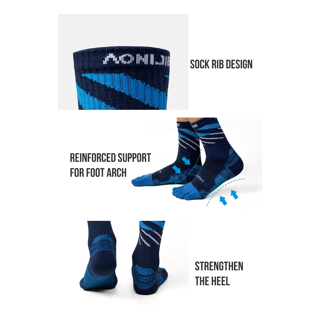 Aonijie E4846 Running Toe Socks - Kaos kaki Jari Lari Sepeda Olahraga