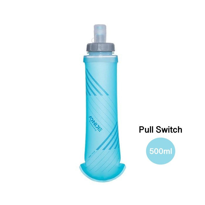 AONIJIE Soft Flask SD24 Type B - 500ml - Outdoor Soft Water Bottle TPU / PP 500ML Foldable Soft Flask Pull Switch Water Bottle for Sports Running | Cycling