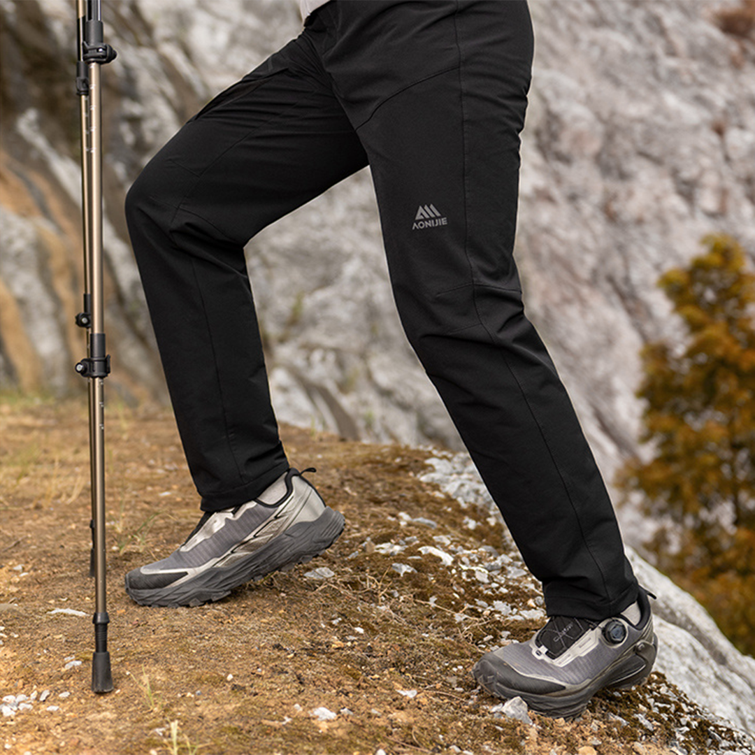 Aonijie FM5237 Softshell Pants Waterproof Hiking Pants Fleece Lined - Celana Olahraga Outdoor