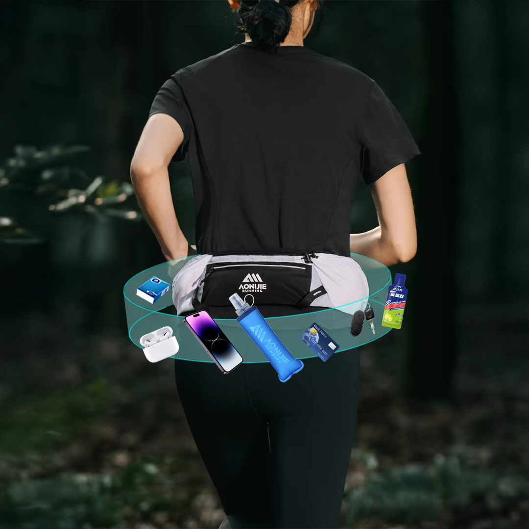 Aonijie W8138 Outdoor Waist Bag - Tas Pinggang Lari Sepeda Hiking Outdoor