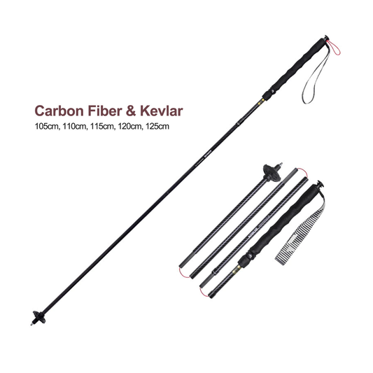 Aonijie Foldable Carbon Fiber Trekking Pole E4219 - Stick Trail Hiking Outdoor Camping