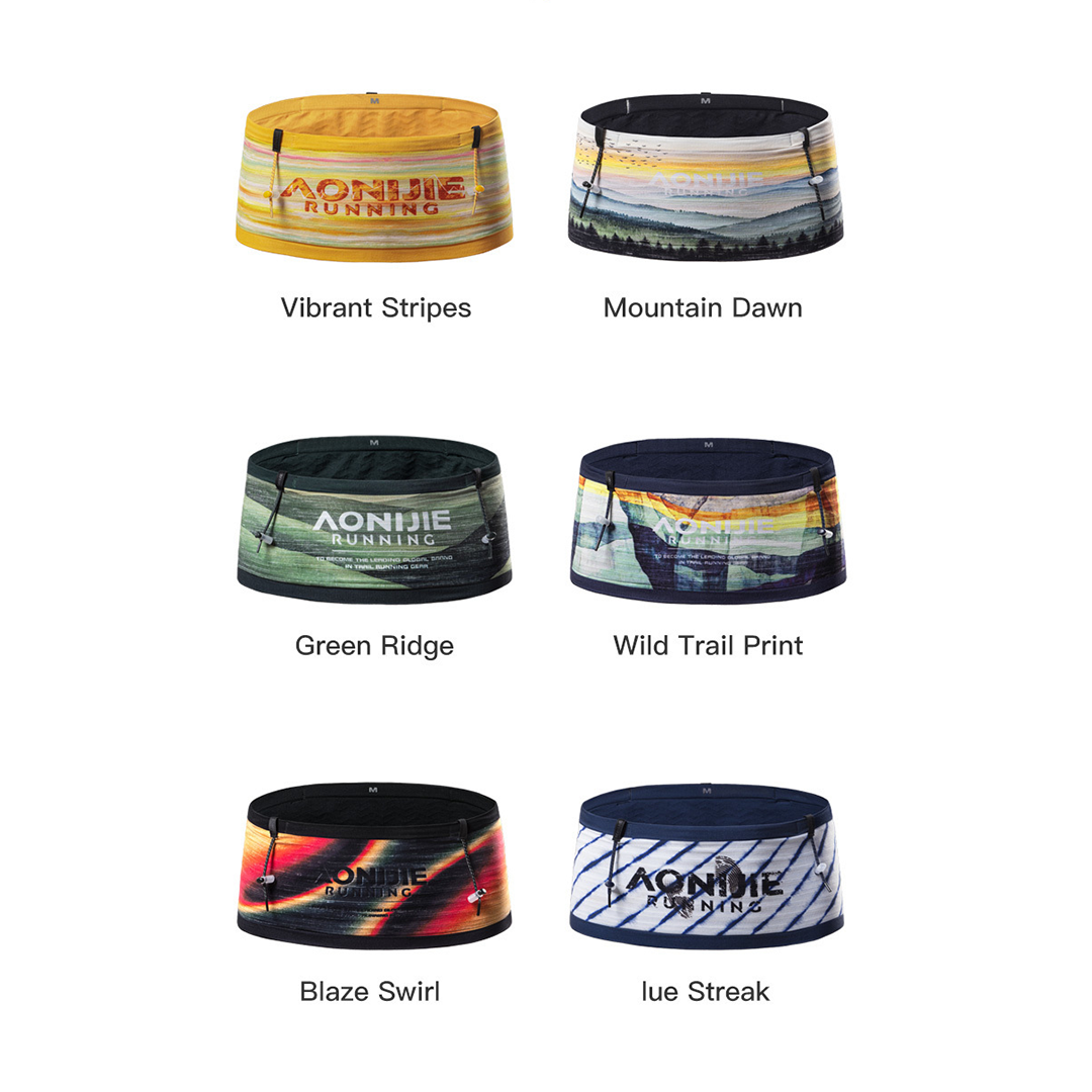 Aonijie W8145 Colorfull Sports Waist Bag - Tas Pinggang Lari Sepeda Olahraga