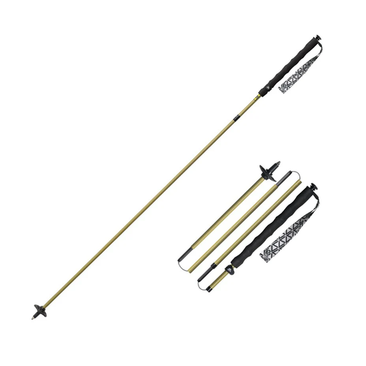 Aonijie Foldable Carbon Fiber Trekking Pole E4220 - Stick Trail Hiking Outdoor Camping - GREEN