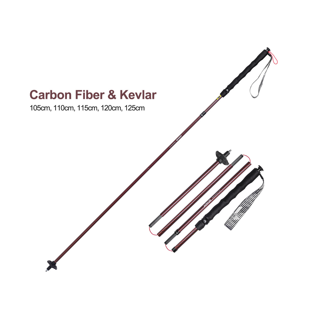Aonijie Foldable Carbon Fiber Trekking Pole E4219 - Stick Trail Hiking Outdoor Camping