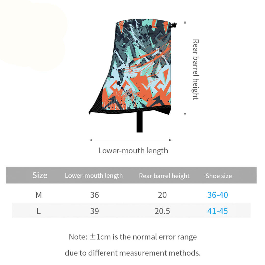 AONIJIE Gaiter E4417 - Pelindung Kaki Sepatu - Trail Running
